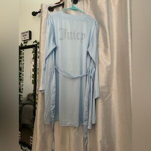 Juicy Couture Blue Cozy Robe